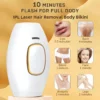 Hair Laser Depilator Electric Painless Depilator Home IPL Pulses Hair Removal Handset Women Men Painless Razor Tool - Imagen 11