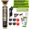 T9 Hair Clipper Repair Beard Shaving Body Hair Trimmer Clippers Electric Machine Men Haircut Machine 0mm Barber Shaver - Imagen 11