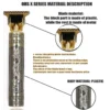 T9 Hair Clipper Repair Beard Shaving Body Hair Trimmer Clippers Electric Machine Men Haircut Machine 0mm Barber Shaver - Imagen 3